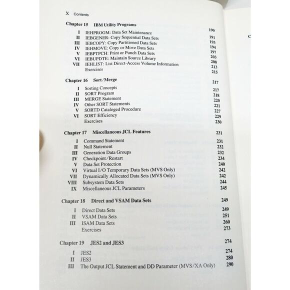 Vintage 1987 IBM System 370 Job Control Language by Gary DeWard Brown Paperback - Picture 7 of 10